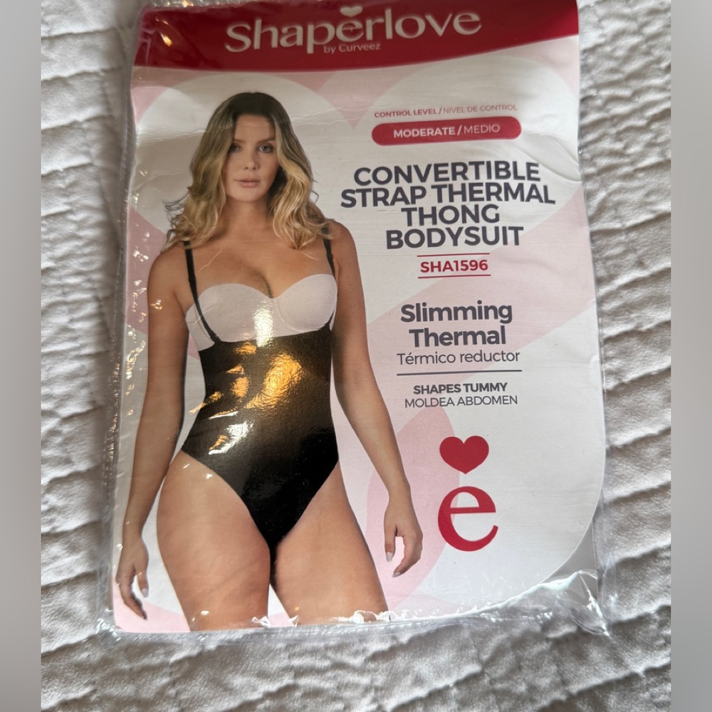 CONVERTIBLE STRAPTHERMAL THONG BODYSUIT